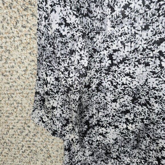 J Jill Pure Jill Top Womens SP Petite Small Black Scoop Neck Blouse Casual - Picture 3 of 7